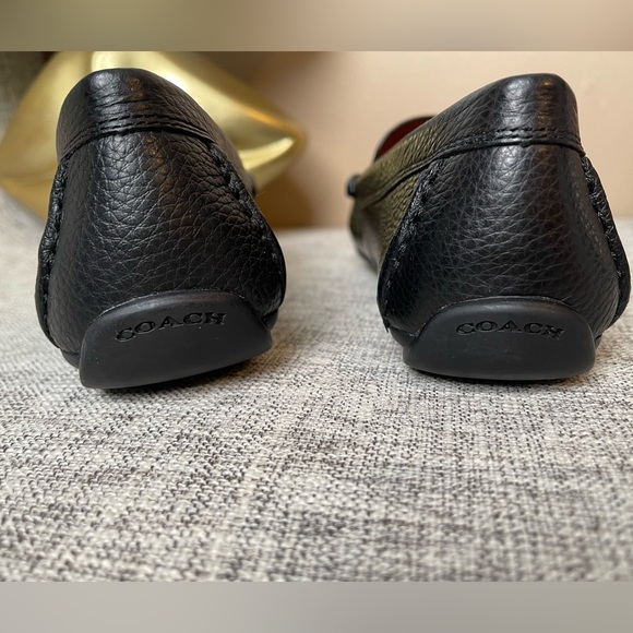$149 Coach Mona Drives women’s shoes Black leather - Picture 6 of 8